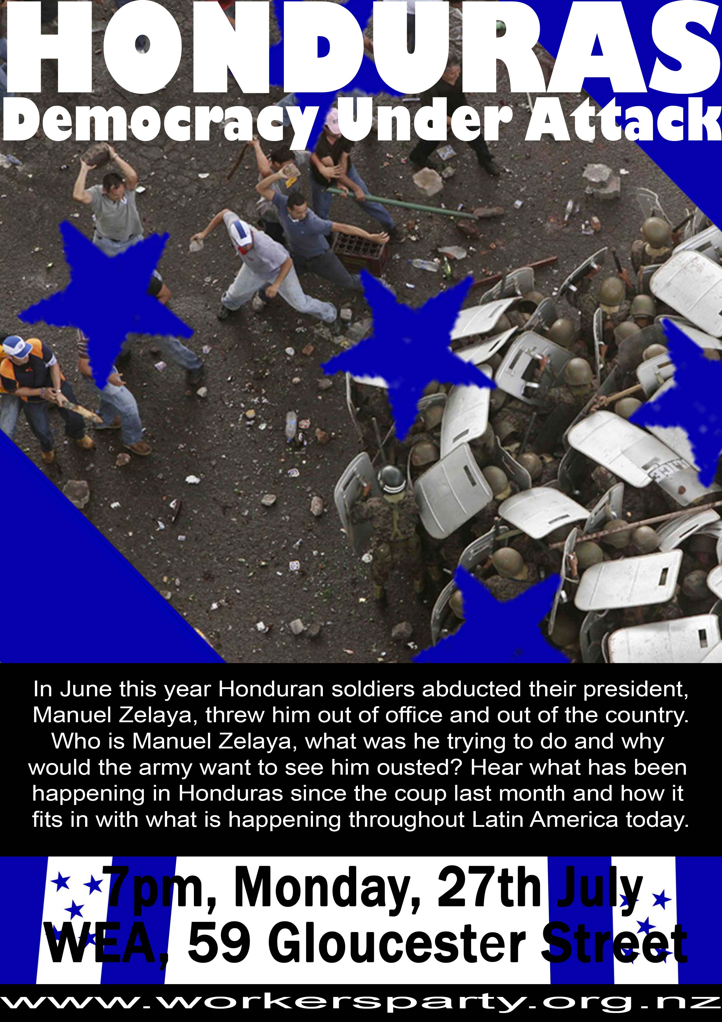 WP - Honduras Forum Poster - 27th July